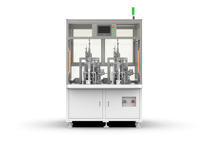 Borstelloze dubbele station buitenste wikkelmachine Flying Fork Type