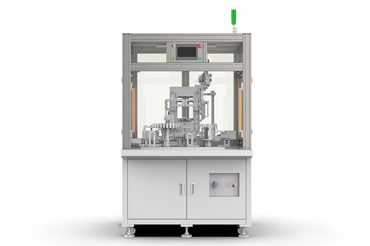 Borstelloze naaldtype met interne wikkelmachine met vier stations